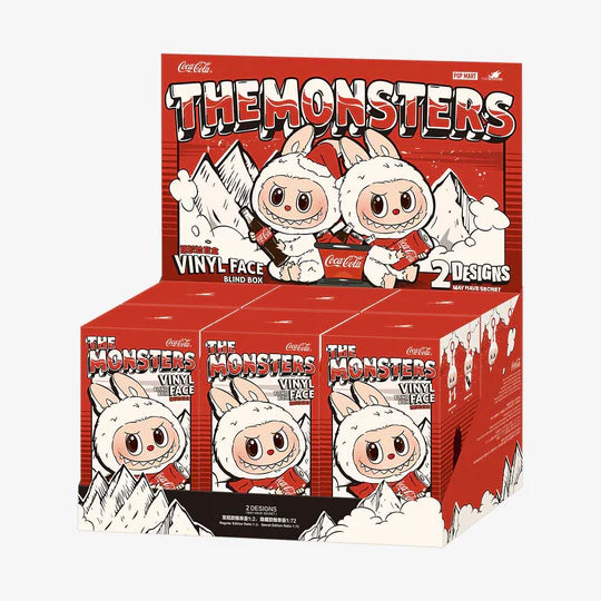POP MART THE MONSTERS Labubu Coca-Cola Series-Vinyl Face