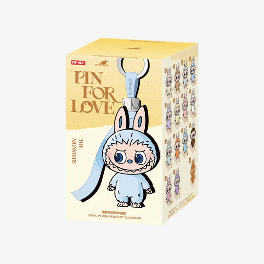 POP MART THE MONSTERS Labubu Pin for Love Series-Vinyl Plush Pendant (A-M)